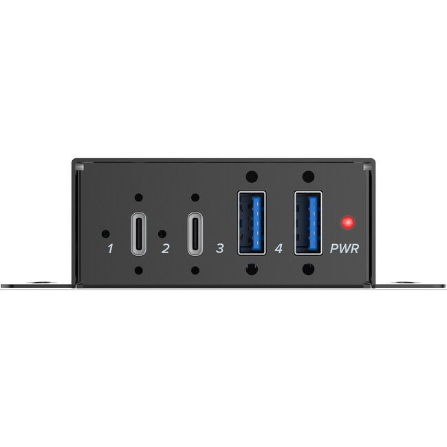 InLine® USB 3.2 industriële hub, 4-poorts, 2x USB-A, 2x USB-C