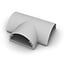 T-stuk 33 mm voor kabelgoot [aluminium]