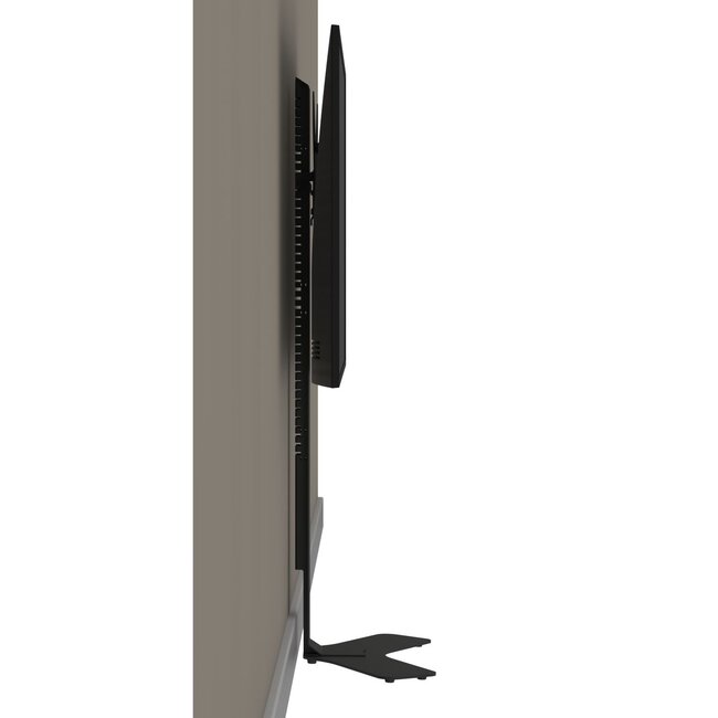 Vloerstandaard HYBRID zwart 120cm MULTIFIT VESA 75x75 tot 400x400