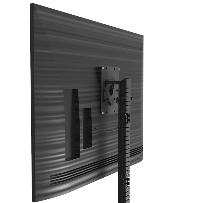 Vloerstandaard HYBRID zwart 120cm MULTIFIT VESA 75x75 tot 400x400