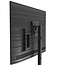 Vloerstandaard HYBRID zwart 120cm MULTIFIT VESA 75x75 tot 400x400