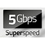 USB-A verlengkabel | USB3.0 5 Gbps | 5W | zwart | 1,8 meter