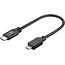 Goobay USB-C to Micro-B  Cable, OTG, 0.2 m, black