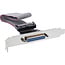 InLine® Slotplaatje, DB25F naar 26-pins interne stekker, 0.35m