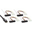 InLine® SAS verbindingskabel, Mini-SAS SFF-8087 naar 4x SAS + voeding, 0,75m