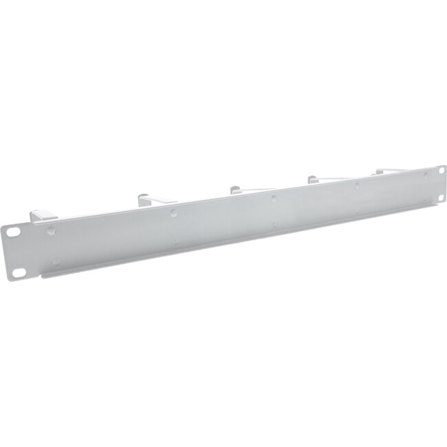 InLine® 19" kabelmanagementpaneel, 5 grote beugels, RAL7035, grijs