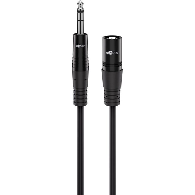 Goobay XLR Cable to 6.35 mm Jack, 5 m
