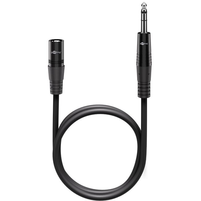 Goobay XLR Cable to 6.35 mm Jack, 5 m