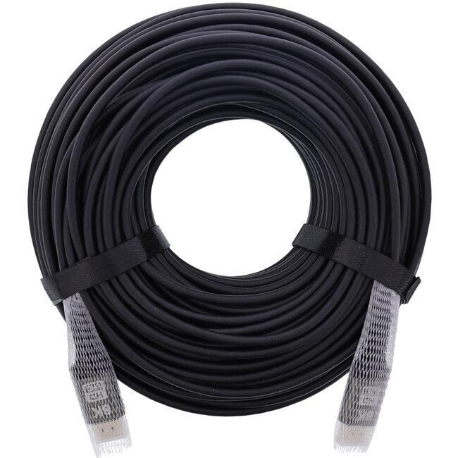 InLine® HDMI AOC-kabel, Ultra High Speed HDMI-kabel, 8K, aluminium, 30 m
