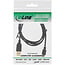 InLine® Micro-USB 2.0 kabel, USB-A(M) naar Micro-B (M), vergulde contacten, 1.5m