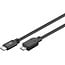 Goobay USB-C to Micro-B  Cable, OTG, 1 m, black