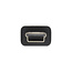 InLine® USB 2.0-minikabel, USB A male naar Mini-B male 5-pin, zwart, 1m