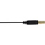 InLine® USB 2.0 platte kabel, USB A naar Mini-B, zwart, 5m