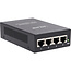 InLine® PoE+ 10Gigabit injector hub 4 poorten (4x PoE+), 10Gb/s, metaal