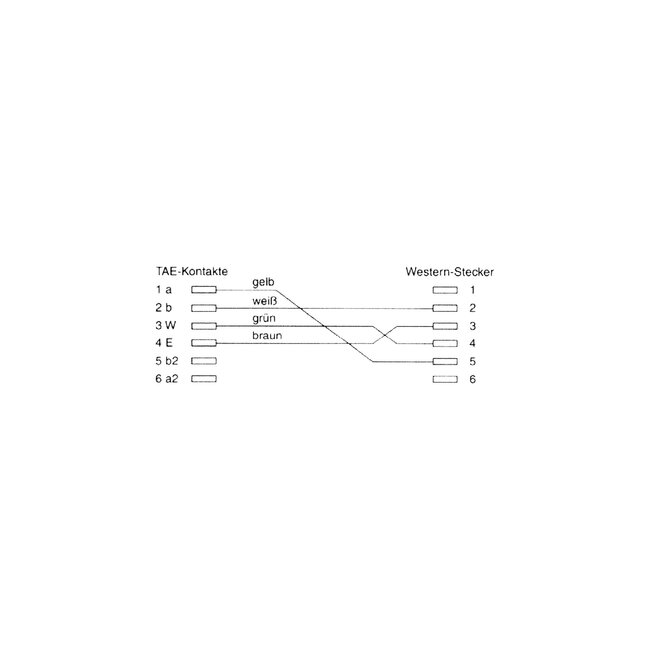 InLine® TAE-F kabel, voor Telekom/Siemens apparaten, TAE-F ST naar RJ11 ST, 10m