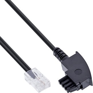 InLine InLine® TAE-F kabel voor DSL-routers, TAE-F male naar RJ45 8P2C, 25m