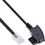 InLine® TAE-F kabel voor DSL-routers, TAE-F male naar RJ45 8P2C, 25m