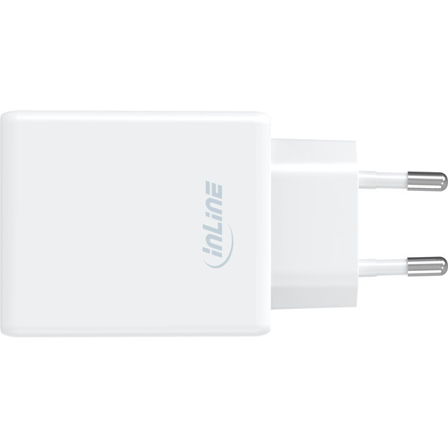 InLine® USB-voeding, oplader, enkele USB-C, PD, AVS, 65W, wit