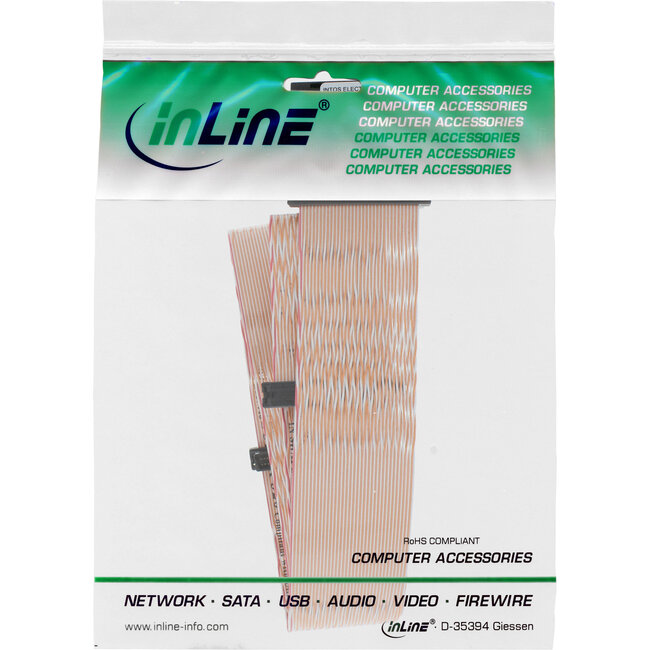 InLine® SCSI U320 lintkabel, 68-pins, met terminator, 0,75 m
