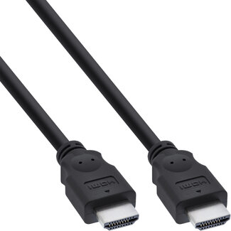 InLine InLine® HDMI-kabel, HDMI High Speed, stekker/stekker, zwart, 5m