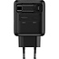 InLine® USB-voeding, 70W, GaN, USB-C PD + USB-A QC, kabel 60cm, zwart