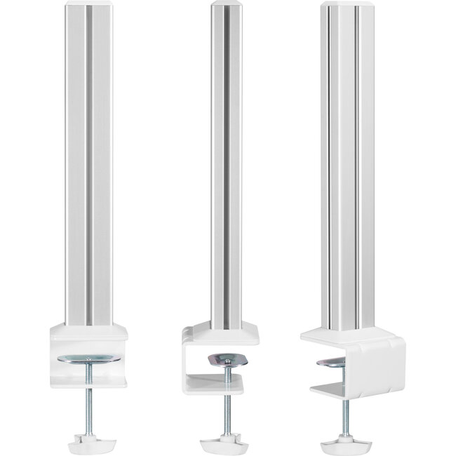 InLine® Slatwall montagezuilen aluminium, voor tafelmontagepaneel, set van 2