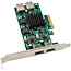 InLine® USB 3.2 Gen.1 PCIe-interfacekaart, 4-poorts, intern/extern