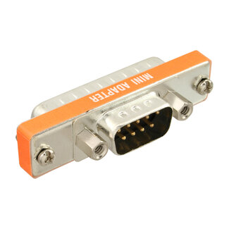 InLine InLine® AT adapter, 9-polige Sub D male naar 25-pin Sub D male, kort