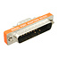 InLine® AT adapter, 9-polige Sub D male naar 25-pin Sub D male, kort