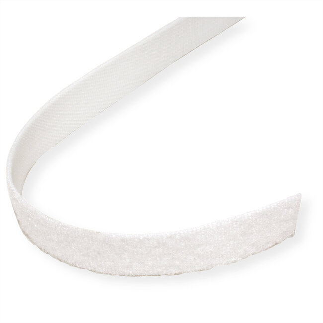 VELCRO® ONE-WRAP® klittenband ongeperforeerd op rol, 20mm, wit, 25 m