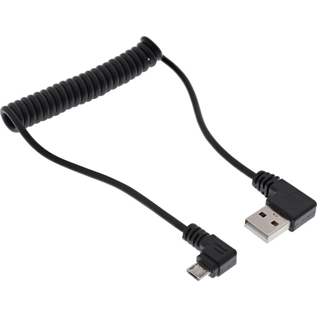 InLine® USB DUAL+auto-oplaadset,voedingsadapter 1m kabel,12/24VDC naar5V DC/2.1A