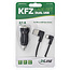 InLine® USB DUAL+auto-oplaadset,voedingsadapter 1m kabel,12/24VDC naar5V DC/2.1A