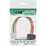 InLine® SATA-voedingsadapterkabel, 15-pins SATA-aansluiting naar 4-pins, 0,30m