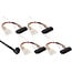 InLine® Mini SAS HD kabel, SFF-8643 haaks op 4x SFF-8482 + voeding, 1m