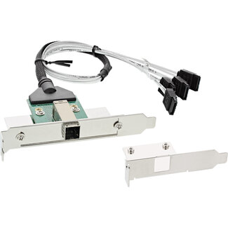 InLine InLine® SAS HD Beugel met Kabel ext. SFF-8644 naar int. 4x SATA 0,5m