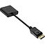 InLine® Basic DisplayPort-naar-VGA-adapterkabel, zwart, 0,15 m