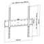 InLine® Basic muurbeugel, voor platte TV 81-140cm (32-55"), max. 40kg
