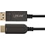 InLine® DisplayPort naar HDMI AOC-converterkabel, 4K/60 Hz, zwart, 15m