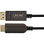 InLine® DisplayPort naar HDMI AOC-converterkabel, 4K/60 Hz, zwart, 25m