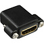 InLine® HDMI adapter met schroefdraad, A female / female, vergulde contacten