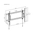 VALUE TV-Wandhalterung, hochbelastbar, ausziehbar, neigbar, <80 kg, <266,7 cm (105"), 1000 x 600