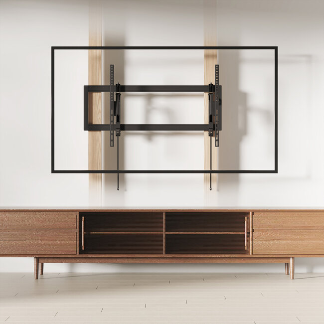 VALUE TV-Wandhalterung, hochbelastbar, ausziehbar, neigbar, <80 kg, <266,7 cm (105"), 1000 x 600