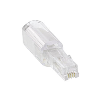 InLine InLine® Twist-Stop, ontklitter voor telefoonsnoeren, smal en kort model