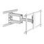 InLine® Premium aluminium muurbeugel, voor flatscreen-tv (37-80"), wit