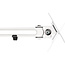 InLine® Slatwall monitorsteun, lang, wit