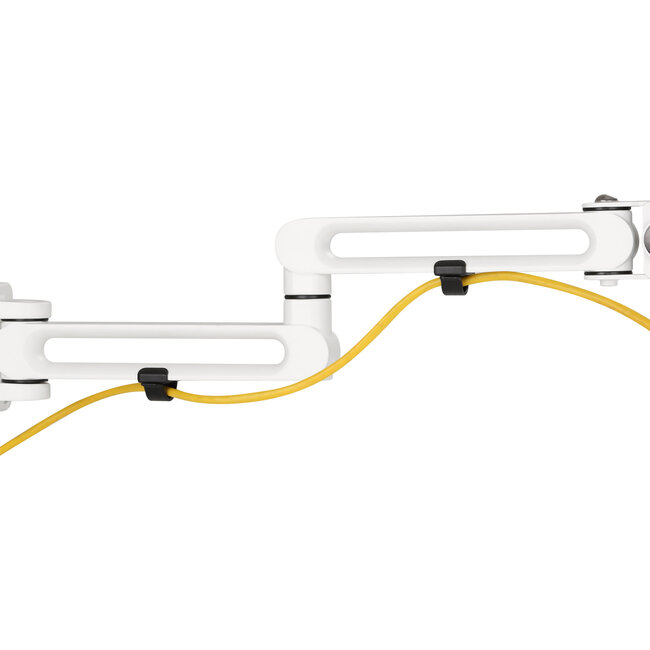 InLine® Slatwall monitorsteun, lang, wit