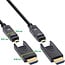 InLine® HDMI AOC-kabel, Ultra High Speed HDMI, 8K4K, afneembare stekker, 25 m