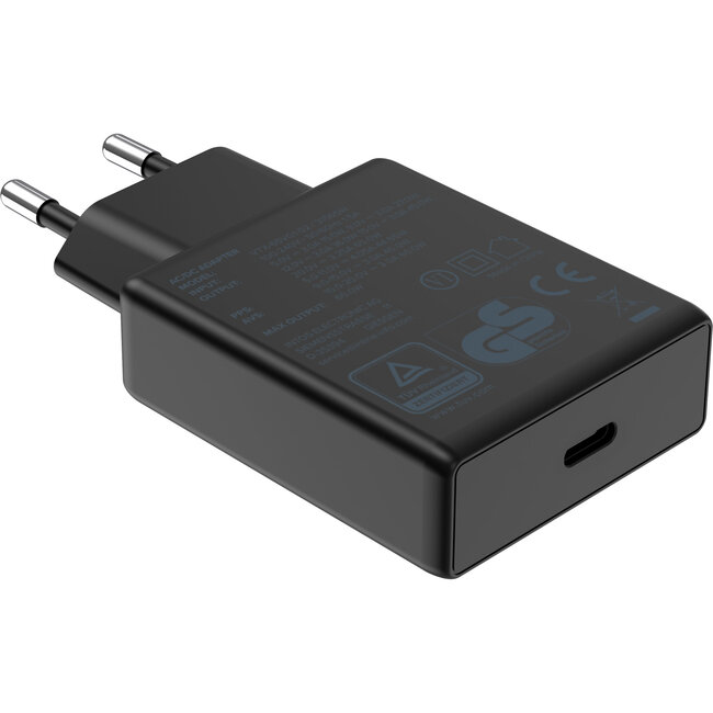 InLine® USB-voeding, oplader, enkele USB-C, PD, AVS, 65W, zwart