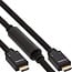InLine® HDMI actieve kabel, HDMI High Speed met Ethernet, 4K2K, ST/ST, 25m