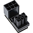 InLine® Interne voedingsadapter, 180° ATX 6-pin male / female (gedraaid)